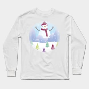 Ancient Snow God-2 Long Sleeve T-Shirt